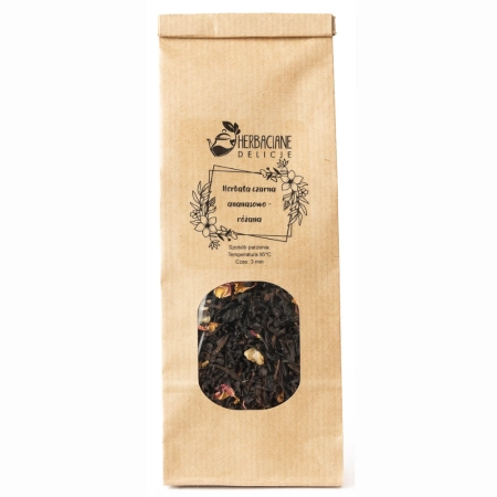 Herbata czarna ananasowo- różana 100g